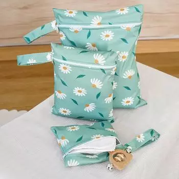 HappyFlute New Print 3 шт./комплект дизайн ручки многофункциональная моющаяся сумка для хранения в дороге мокрая сумка для мамы и ребенка