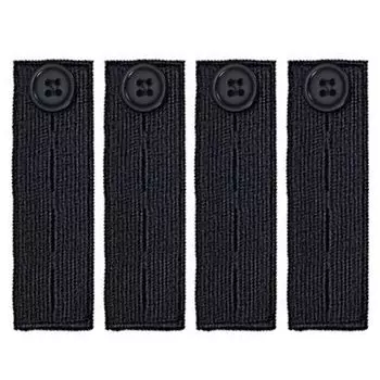 HappyHome регулировка талии удлинитель регулятор кнопка набор из 4 штаны размер удлинитель черный