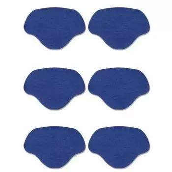 HappyHome Ремонт каблука обуви Ремонт обуви Ремонт внутренней части обуви Кожаный набор из 3-6 штук Заплатка, Материал, Ремонт, Принадлежности, Кроссовки, Обувь, Противоскользящая синий