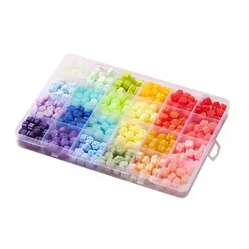 happykau Герметизирующий воск для штампов 24 цвета, набор из 500 шт. Герметизирующий воск «Кошачий коготь», мелкозернистый, ручная работа, чехол для хранения, в комплекте разноцветные цвета (Прибл.