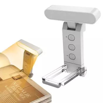 happykau Книга для чтения USB Чтение 5 видов чтения Регулируемая светодиодная книга с закладкой Прикрепить к Ночной спальне Свет, Свет, Перезаряжаемый, Свет,