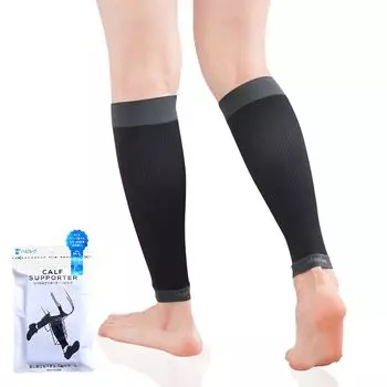 Happyleg придает легкость вашим ногам. Компрессионный бандаж для голени, 1 пара, набор из 2 шт. + (Таскару) (Зеленый лес) лес зеленый