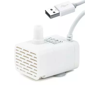 HAPUP Автоматическая поилка для кошек, погружной насос, USB-насос для поилки кошек с фильтрующей губкой, совместимая с поилками для собак