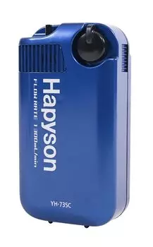 Hapyson Air Metallic 80 x 40 x 150 мм YH-735C-B Насос на батарейках, Синий, Прибл.