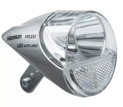 Hapyson Bicycle Automatic Lighting Hub Dynamo Head Gray YRS333-N-JA Color