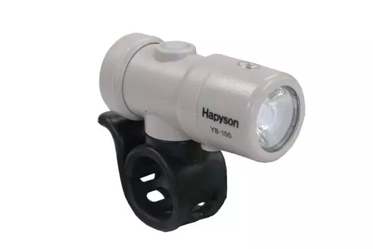 Hapyson велосипедная фара USB перезаряжаемая умная лампа для руля серый YB-100-MH