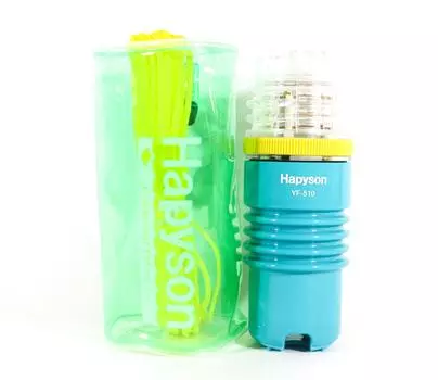 Hapyson YF-510 Светодиодный фонарь для рыбалки, погружной, 10 м, 62 x 164 мм, 0,44 кг (1655 г.)