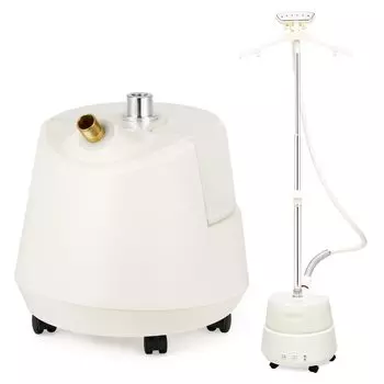 Hapyvergo Вешалка для одежды Паровая электрическая водяная 1500 Вт Оставляет ее на шнуре большой емкости 3 л Отдельно стоящая Удобная на вешалке для одежды Профессиональная