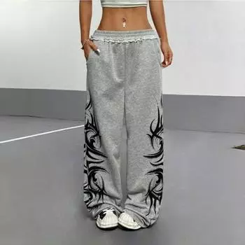 Харадзюку Мода Полосатые спортивные штаны Мужские Женские Свободные Тренд Брюки Ретро Повседневные Удобные Прочные Тренировочные Штаны для улицы Бега M