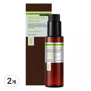 Haraj Argan Oil Serum Green Floral Fragrance Hair Essence, 100ml, 2 units