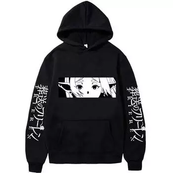 Harajuku Anime Beyond Journey s End Women Hoodie XS чёрный