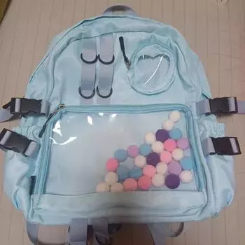 Harajuku Kawaii Itabag Backpack Light Blue