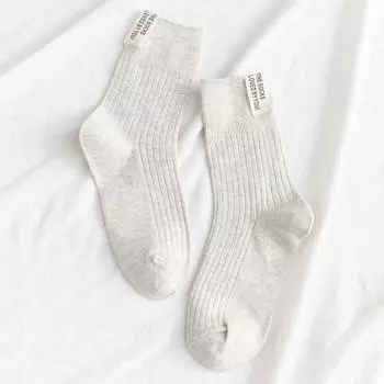 Harajuku плотный хлопок колледж стиль чулочно-носочные изделия средней толщины носки корейский стиль носки для девочек зелёный