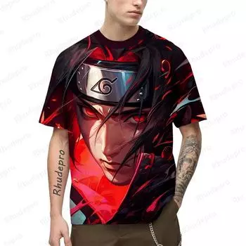 Harajuku Style Men Gift Trend Shirts Men s T Shirt Short Sleeve Y2k Clothes Anime 2024 Clothing Streetwear Summer L