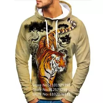 Толстовка с капюшоном Harajuku Style Mushroom 3D Print для мужчин и женщин, повседневные толстовки с капюшоном S