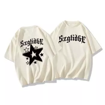 Harajuku винтажные топы с графическим принтом y2k, летняя повседневная футболка большого размера, женские футболки из чистого хлопка с короткими рукавами, уличная одежда унисекс M