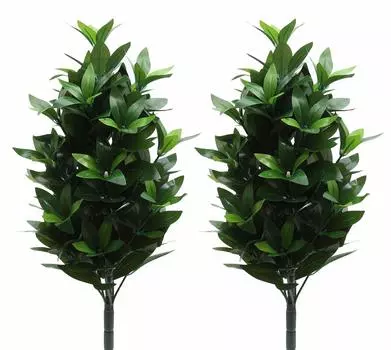 Характеристики академического зала SOKA SGI отечественного качества, искусственные цветы японского кипариса Shikimi, около 50 см, 2 шт., передняя могила Будды зелёный