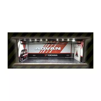 Характеристики Garage Advance Модель Диорама Мини-автомобиль 1/64 211208-1 [Товар] красный