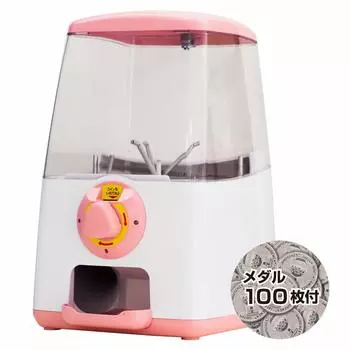Характеристики медали Amuse Gacha Cube В комплект входит 100 медалей Корпус Gacha Gacha 530 мм x 330 мм x 360 мм (розовый) розовый