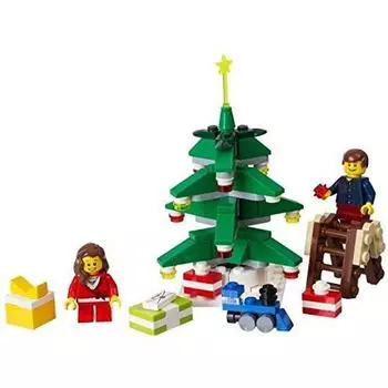 Характеристики набора LEGO Shop Click Brick 40058 LEGO Decorationing the Tree с [Blocks - Limited] [Заголовок пакета]