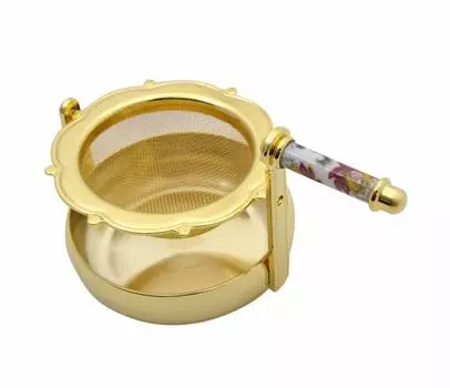 Характеристики вращающегося ситечка для чая Castle Enterprise MINTON Haddon Hall, произведенного в Японии, подарочная упаковка