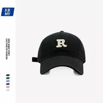 Harbon Bear Deep Top Big Head Baseball Cap Versatile Couple Tide Cap