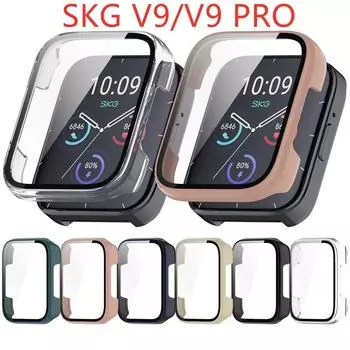 Hard Edge Shell для SKG V7 / V7 Pro Защитный чехол Закаленная пленка Защитный чехол для SKG V9 / V9 Pro Аксессуары SKG V9/V9 PRO прозрачный