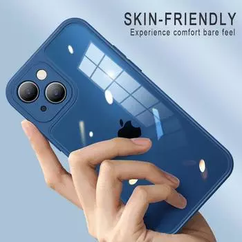 Hard Protection Luxury Candy Clear Silicone Phone Case For iPhone 14 13 12 11 Pro MAX Mini X XS XR Transparent Shockproof Cover for iPhone X