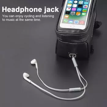 Hard Shell Bicycle Bag Waterproof Rainproof Bicycles Mobile Phone Bag High-Capacity Bicycle Phone Stand Bag for Bike Accessories