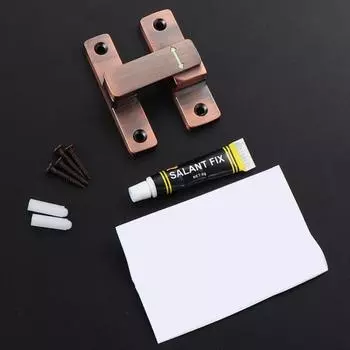 Hardware Door Latch Zinc Alloy Sliding Door Lock New Luminous Door Buckle Door Red bronze