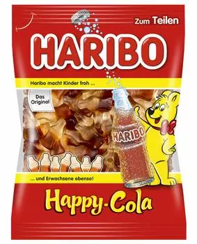 Haribo Happy Cola 200 г x 5 шт. коричневый