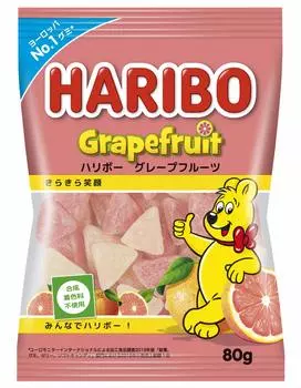 Haribo Haribo Грейпфрут 80г x 8 пакетиков белый