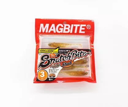 Harimitsu Magbite MBW04 Snatch Shad 3 дюйма 5 шт. в упаковке 10 шт. (4641)