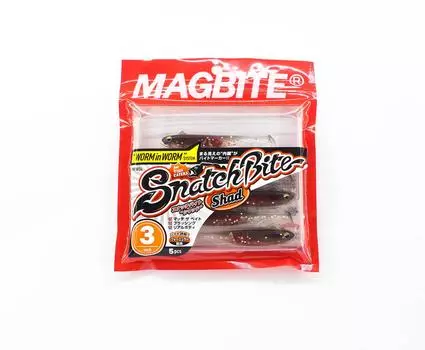 Harimitsu Magbite MBW04 Snatch Shad 3 дюйма, 5 штук в упаковке 01 (4399)