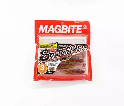 Harimitsu Magbite MBW04 Snatch Shad 3 дюйма, 5 штук в упаковке 07 (4610)