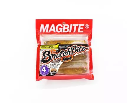 Harimitsu Magbite MBW04 Snatch Shad 4 дюйма 5 шт. в упаковке 10 шт. (4689)