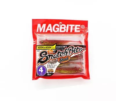 Harimitsu Magbite MBW04 Snatch Shad 4 дюйма, 5 штук в упаковке 07 (4658)