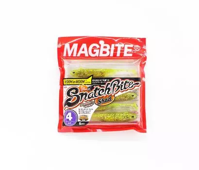 Harimitsu Magbite MBW04 Snatch Shad 4 дюйма, 5 штук в упаковке 04 (4481)