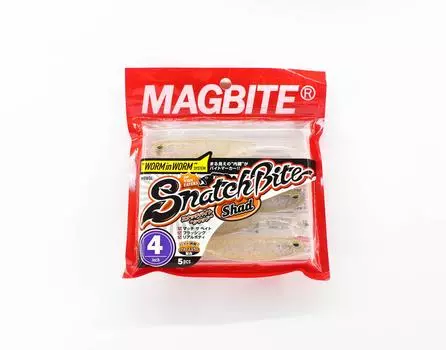 Harimitsu Magbite MBW04 Snatch Shad 4 дюйма, 5 штук в упаковке 09 (4672)