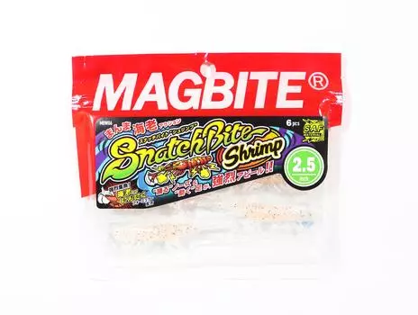 Harimitsu Magbite MBW06 Креветки Snatch 2,5 дюйма, 6 штук в упаковке 05 (6539)