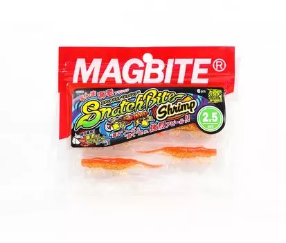 Harimitsu Magbite MBW06 Креветки Snatch 2,5 дюйма, 6 штук в упаковке 09 (6553)