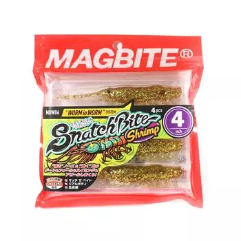 Harimitsu Magbite MBW06 Креветки Snatch 4 дюйма, 4 шт. в упаковке 02 (5075)