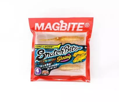 Harimitsu Magbite MBW06 Креветки Snatch 4 дюйма, 4 штуки в упаковке 04 (5099)