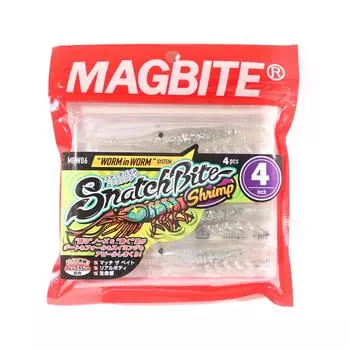 Harimitsu Magbite MBW06 Креветки Snatch 4 дюйма, 4 шт. в упаковке 07 (5129)