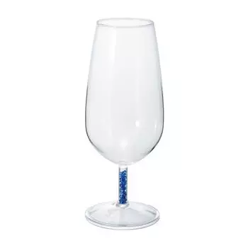 HARIO Beads Wine Glass Stem Blue 400ml BS-400-BU