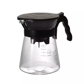 HARIO Coffee Dripper Server V60 Ручной кофейник с капельницей для 2 человек VDIR-02-B