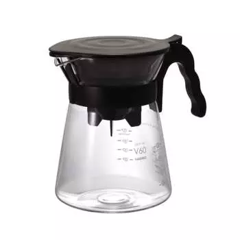 HARIO Coffee Dripper Server V60 Ручной кофейник с капельницей для 2 человек VDIR-02-B