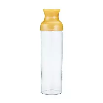 Hario FIR-100-TY Фильтр-бутылка, графин, практичная емкость, 33,8 жидких унций (1000 мл), Желтый, холодный чай, произведенный в Японии