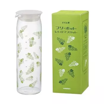 HARIO Free Pot Retro Muscat термостойкое стекло бутылка для холодной воды кувшин кувшин Showa Reprint Сделано в Японии 1000 мл FPR-10-MS