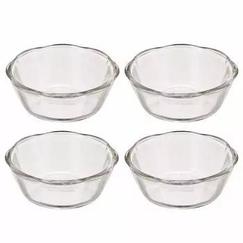 HARIO Glass Sweets Bowl 200 Set of 4 Made in Japan Heat-resistant SWB-2012
